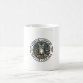 Mug Fleur Langage Chat Chat Graphique Tee Art - Fleur  (Centre)
