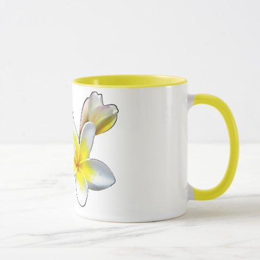 MUG FLEUR LAOTIENNE DOK CHAMPA - PLUMERIA RUBRA (Droite)