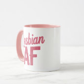 Mug Fleur LGBT Pride Fleur de l'AF lesbienne Gay Love (Devant gauche)