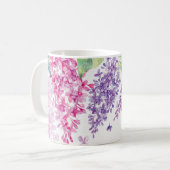 Mug Fleur Lilac de printemps Mariage floral (Devant gauche)