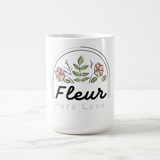 Mug Fleur – Logo Floral Pure Love (Centre)