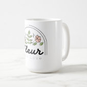 Mug Fleur – Logo Floral Pure Love (Devant droit)