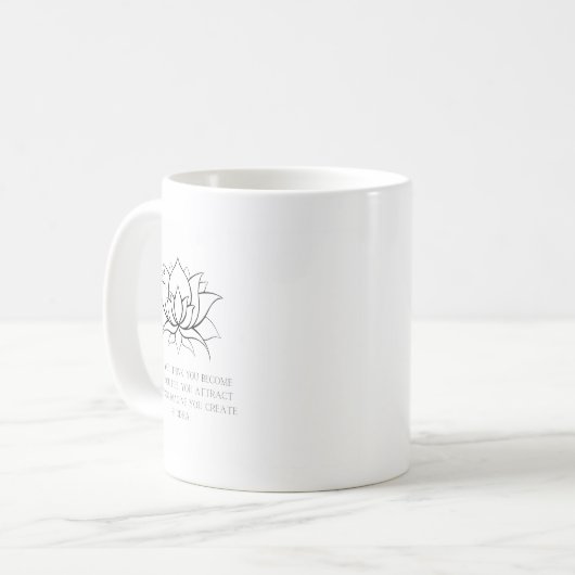Mug Fleur Lotus (Devant gauche)