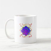 Mug Fleur Lotus Avec Poireaux De Yoga (Gauche)
