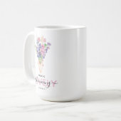 Mug Fleur Magnifique Florale (Devant gauche)