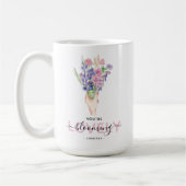 Mug Fleur Magnifique Florale (Gauche)