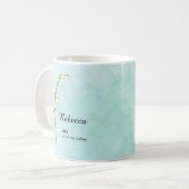 Mug Fleur Mai personnalisé (Devant gauche)