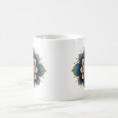 Mug Fleur Mandala Lotus aux cristaux étincelants (Centre)