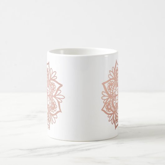 Mug Fleur Mandala rose (Centre)