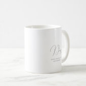 Mug Fleur marguerite (Devant droit)