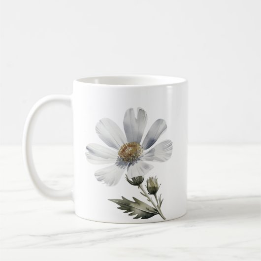 Mug Fleur marguerite (Gauche)