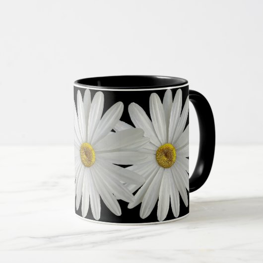 Mug Fleur marguerite (Devant droit)