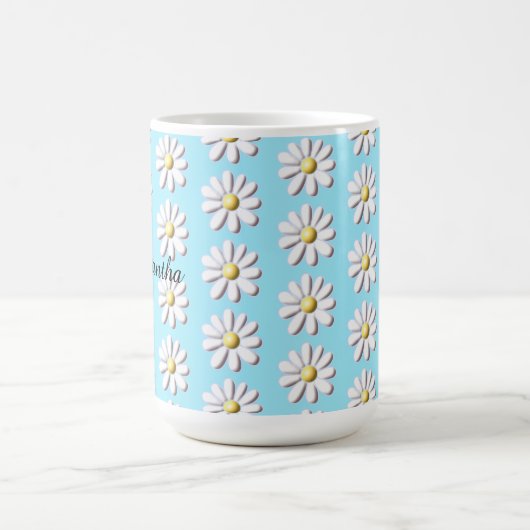 Mug Fleur marguerite 3D (Centre)