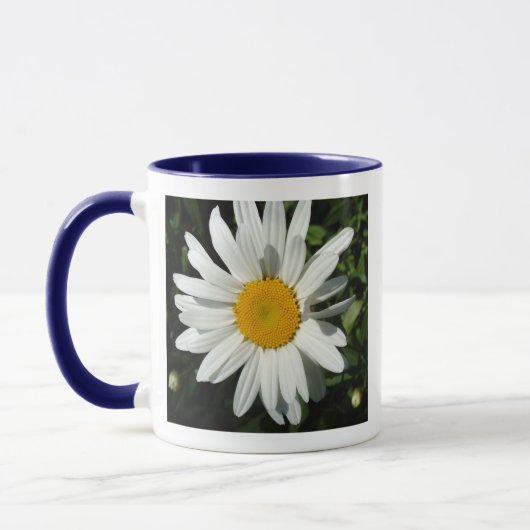 Mug fleur marguerite blanche (Gauche)