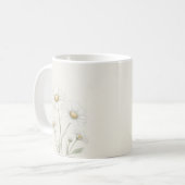Mug Fleur marguerite personnalisée (Devant gauche)