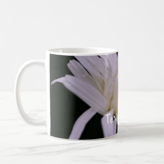 Mug Fleur marguerite personnalisée (Gauche)