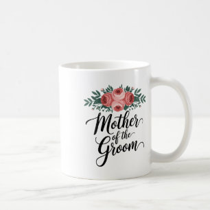 Mug Fleur Mère du marié Mariage Douche Maman De