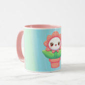 Mug Fleur mignonne, capricieuse en pot (Devant gauche)