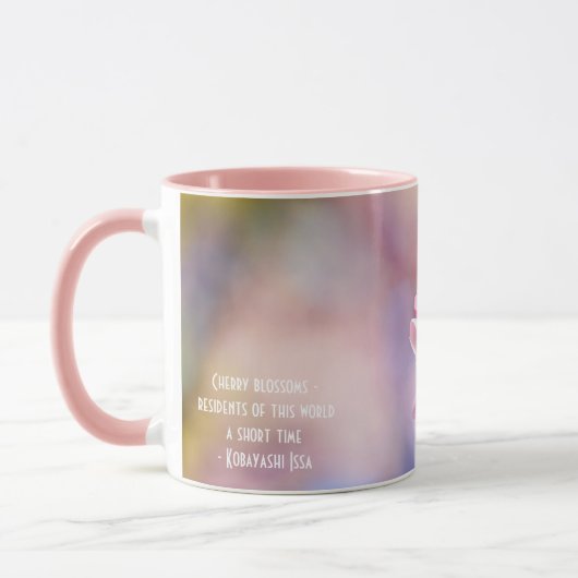 Mug Fleur mignonne Sakura (Gauche)
