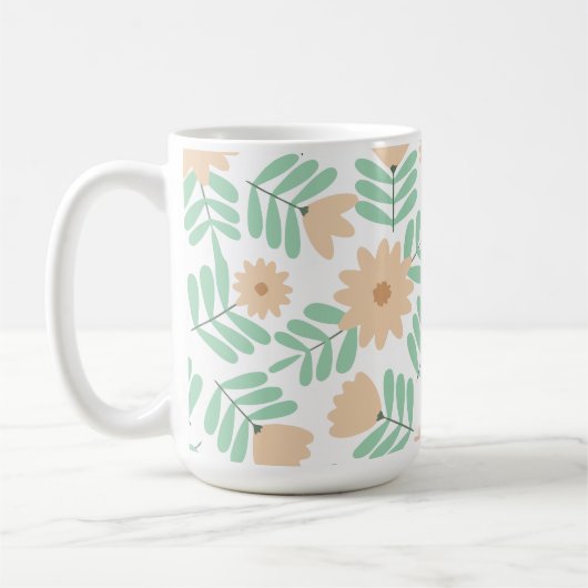 Mug Fleur minimale (Gauche)
