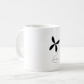 Mug Fleur minimale (Devant gauche)