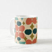 Mug Fleur moderne du milieu du siècle Diamant Jaune (Devant gauche)