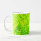 Mug Fleur Monogram Green et Faux Gold (Gauche)