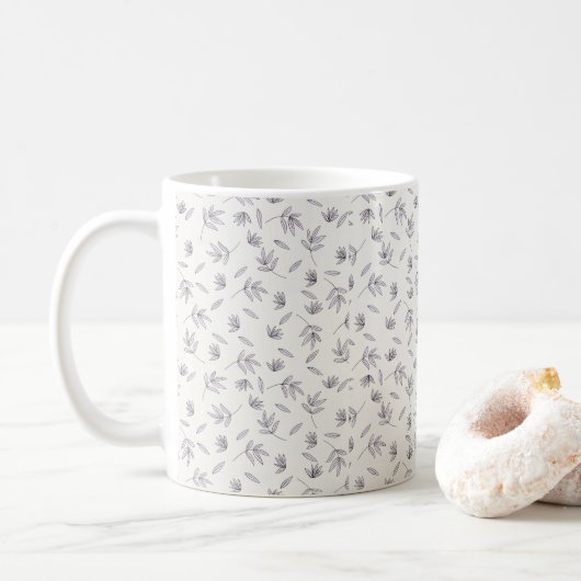Mug Fleur Motif Printemps Floral Classique (Avec donut)