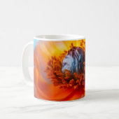 Mug Fleur orange (Devant gauche)