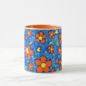 Mug Fleur Orange Dans L'Eau (Centre)