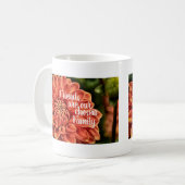 Mug Fleur orange / Famille des amis Dahlia (Devant gauche)