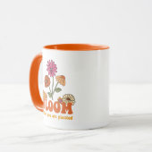 Mug Fleur Où vous êtes planté (Devant gauche)