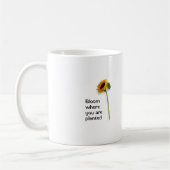 Mug Fleur où vous êtes planté (Gauche)