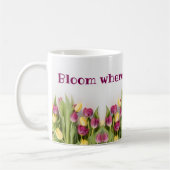 Mug Fleur où vous êtes planté (Gauche)