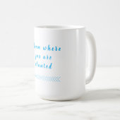 Mug Fleur Où Vous Êtes Plantés (Devant droit)