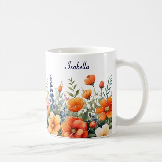 Mug Fleur Où Vous Êtes Plantés Fleurs De Jardin (Droite)