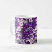 Mug Fleur Pansy Violet (Devant gauche)
