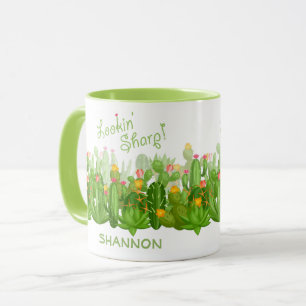 Mug Fleur pointue de cactus de désert de Lookin
