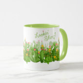 Mug Fleur pointue | de cactus de désert de Lookin (Devant droit)