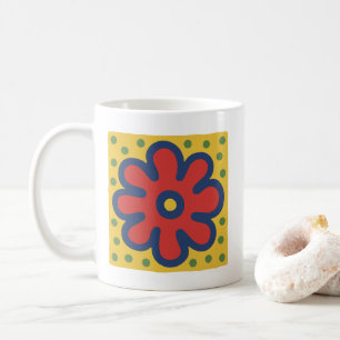 Mug Fleur Pop Art