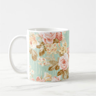 Mug Fleur populaire classique motif sans couture arriè