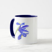 Mug Fleur pourpre d'iris (Devant gauche)