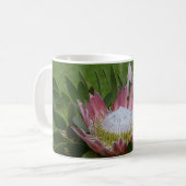 Mug Fleur Protea rose (Devant gauche)