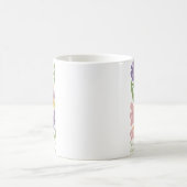 Mug fleur rétro minimaliste et symphonique (Centre)