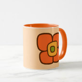 Mug Fleur rétro printanière (Devant droit)