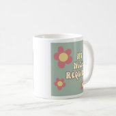 Mug Fleur Rétro Sans Niche Nécessaire  (Devant droit)