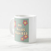 Mug Fleur Rétro Sans Niche Nécessaire  (Devant gauche)