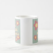 Mug Fleur Rétro Sans Niche Nécessaire  (Centre)
