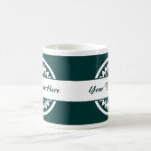 Mug Fleur ronde - Vert foncé (Centre)