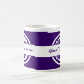 Mug Fleur ronde - violet profond (Centre)